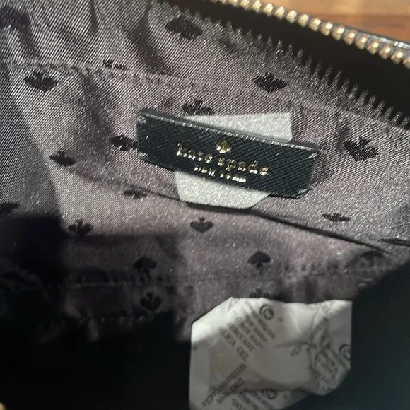 Kate Spade NWT Greta Court Flash Black Glitter & Saffiano Crossbody MSRP $279 - Picture 10 of 10